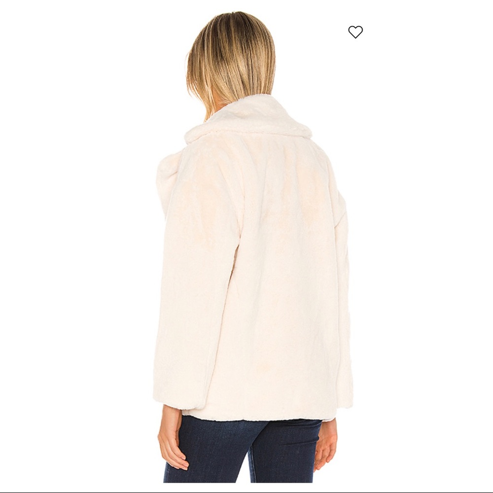 FREE PEOPLE BOHO TEDDY COAT FAUX FUR JACKET A2C - Picture 12 of 15